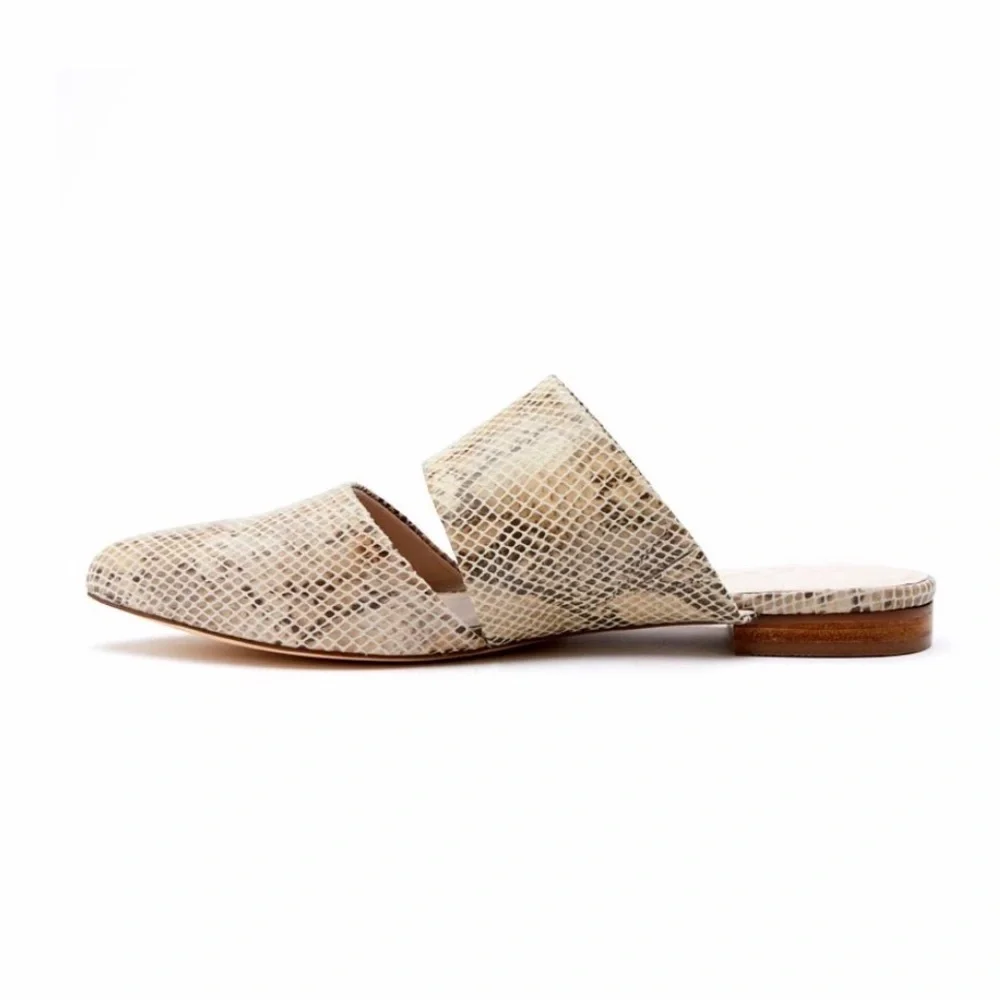 MATISSE | Berlin Natural‎ Snake Mules 7.5 $129